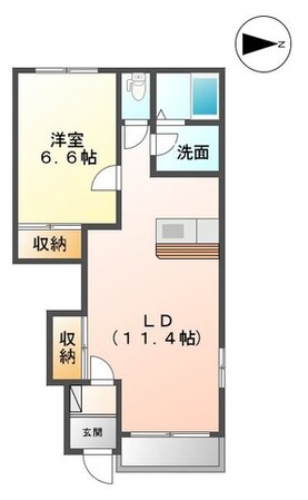 ラピュタ参番館の物件間取画像